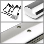 02-09 Dodge Ram 1500/2500/3500 5" Oval Silver Nerf Bars - Quad Cab