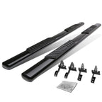 2004-2008 Ford F-150 SuperCab 5" Oval Black Nerf Bars