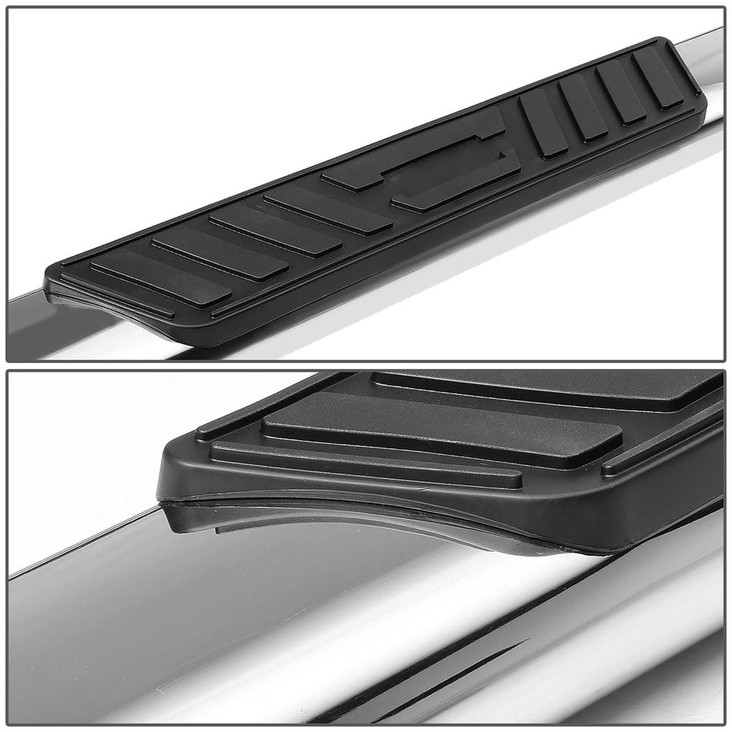 09-14 Ford F-150 Super Cab 5" Oval Straight Nerf Bar Silver