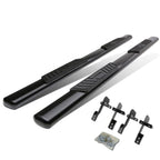 2001-2003 Ford F-150 SuperCrew 5" Oval Nerf Bars - Black