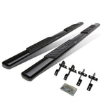 04-08 Ford F-150 / 06-08 Lincoln Mark LT 5" Oval Nerf Step Bars Black