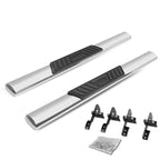2015-2018 Ford F-150 Regular Cab 5" Oval Nerf Bars Silver