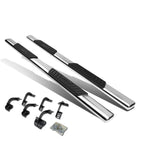 2015-2018 Ford F-150 SuperCrew 5" Oval Nerf Bars - Silver