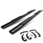 2019-2020 Chevrolet Silverado Crew Cab 5" Oval Nerf Bars - Black