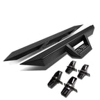 2007-2016 Jeep Wrangler 2-Door Step Down Nerf Bars - Black