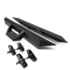2007-2016 Jeep Wrangler 2-Door Step Down Nerf Bars - Black