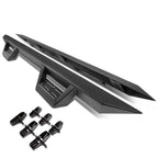 2007-2016 Jeep Wrangler 4-Door Step Down Nerf Bars - Black
