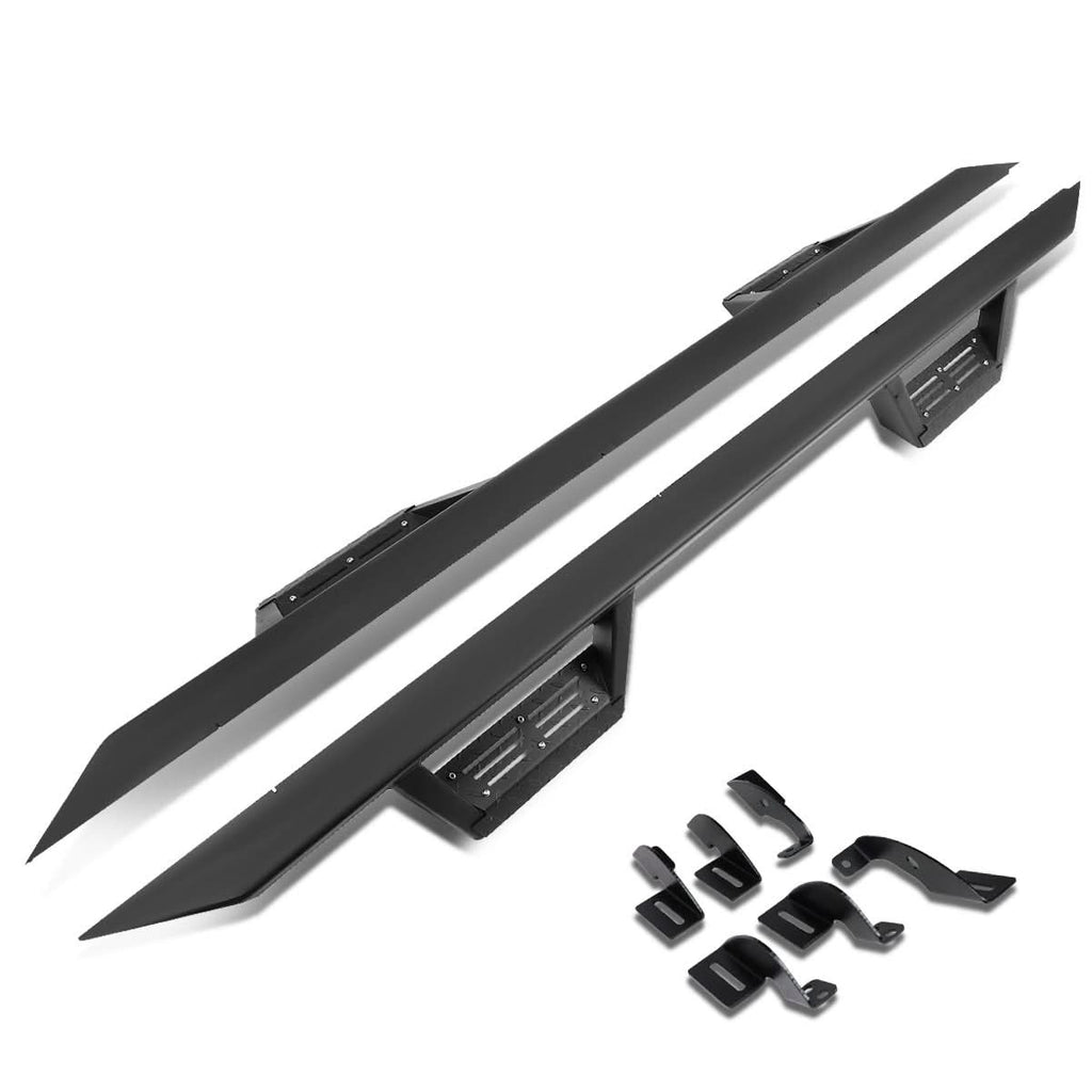 05-20 Toyota Tacoma Double Cab Step Down 3" Nerf Bars - Black