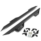 07-17 Chevrolet Silverado Extended Cab Step Down Nerf Bars - Black