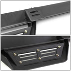 07-17 Chevrolet Silverado Crew Cab Step Down Nerf Bars - Black
