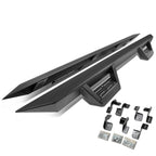 09-17 Dodge Ram 1500 Quad Cab Step Down Nerf Bars - Black