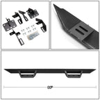 2019 Dodge Ram 1500 Crew Cab Step Down Nerf Bars - Black