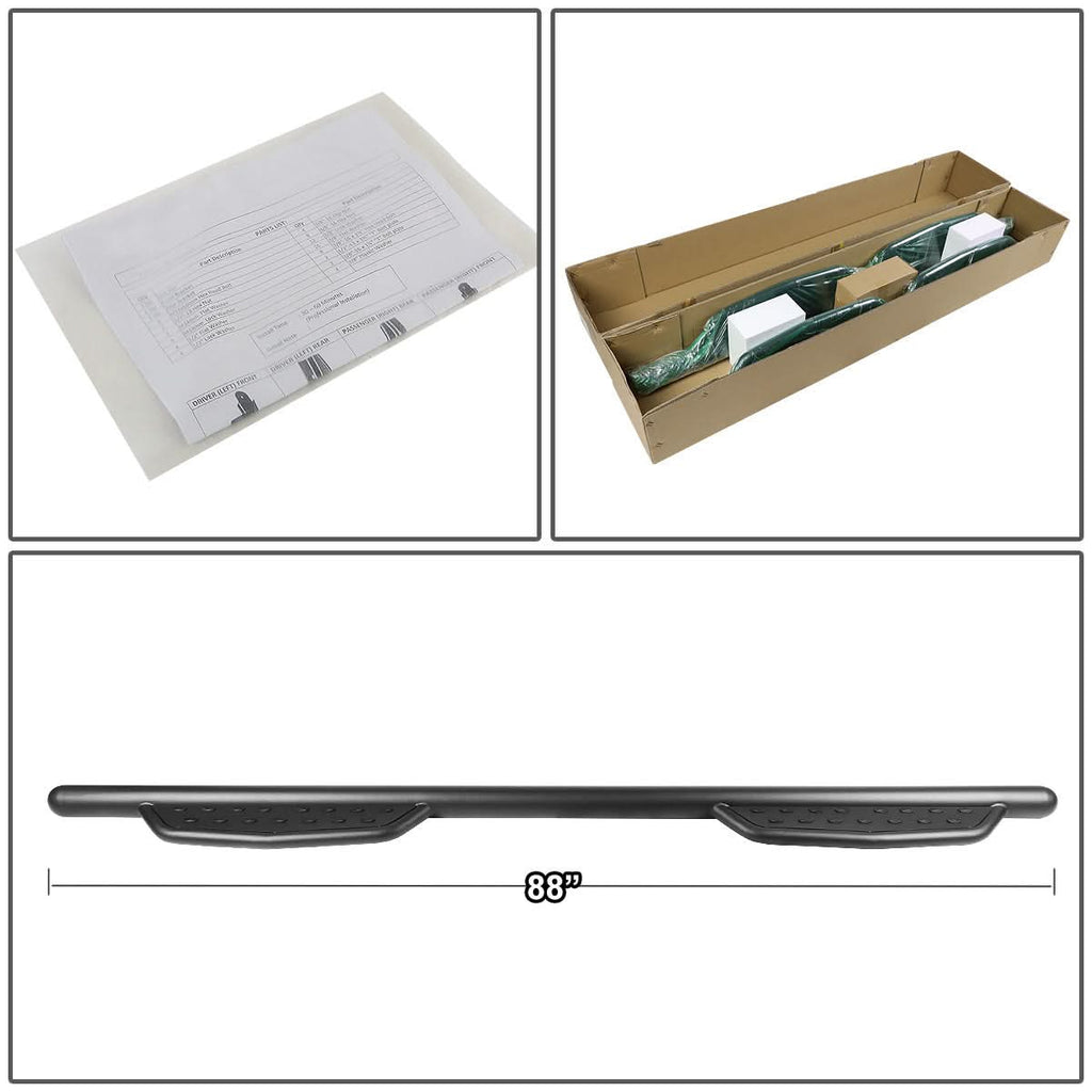 07-19 Chevrolet Silverado GMC Sierra 3" Round Extended Nerf Bars