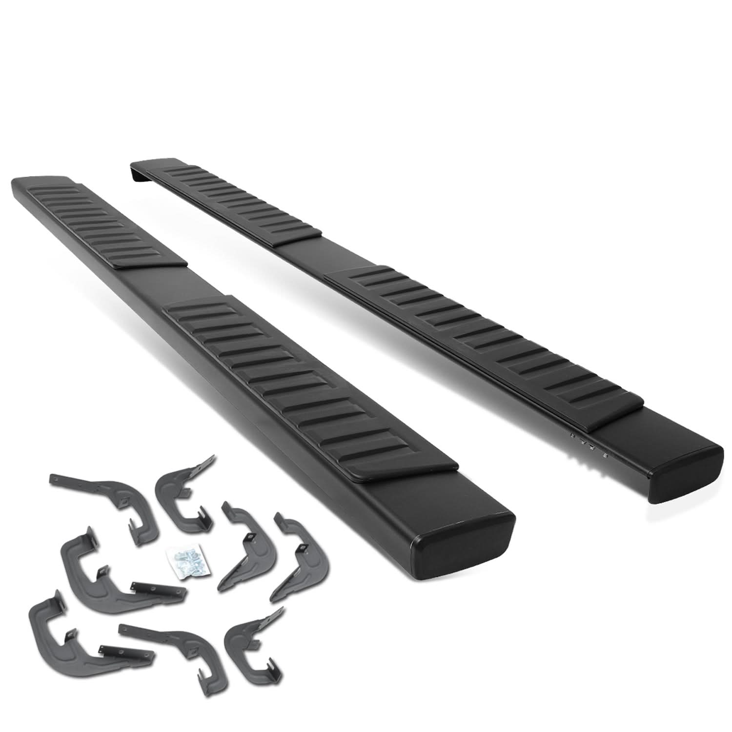 07-18 Chevy Silverado / GMC Sierra 6" Oval Nerf Bars - Black