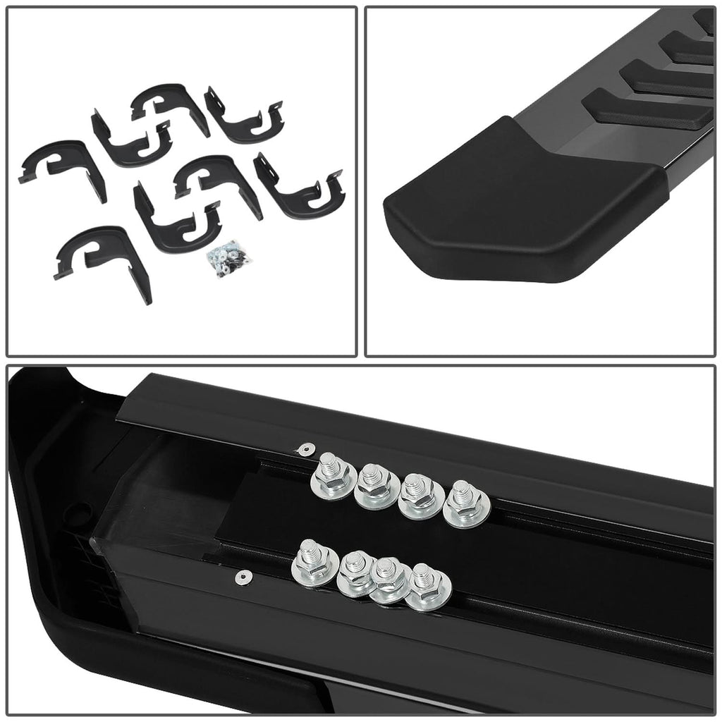 04-14 Ford F-150 Extended Cab 6 Inch Nerf Bars Black
