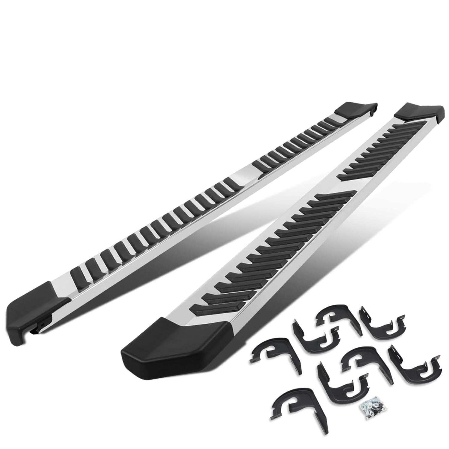 2004-2014 Ford F-150 Extended Cab 6" Nerf Bars Silver