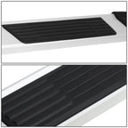 2019-2020 Chevrolet Silverado GMC Sierra 6" Aluminum Step Bars Chrome
