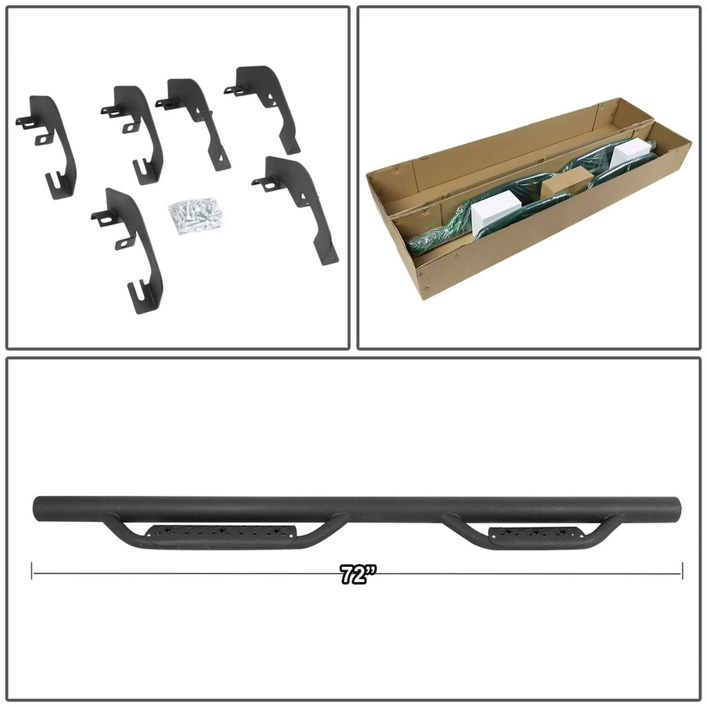 07-18 Chevy Silverado GMC Sierra Step Down Nerf Bar Extended Cab