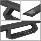 2015-2020 Ford F-150 Crew Cab 3" Step Down Nerf Bars - Black