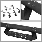 2015-2020 Ford F-150 Crew Cab 3" Step Down Nerf Bars - Black