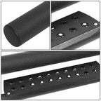 05-21 Toyota Tacoma Double Cab 4.5" Round Drop Step Nerf Bars Black