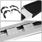 2007-2019 Chevrolet Silverado GMC Sierra 5.25" Nerf Step Bars Chrome