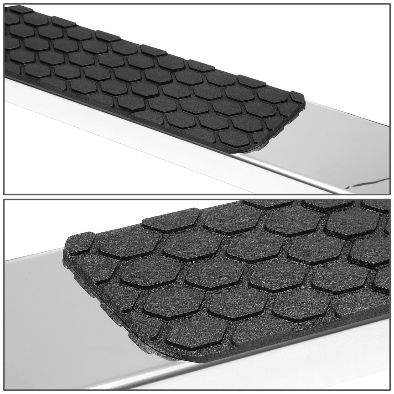 09-20 Dodge Ram 5 Inch Honeycomb Step Nerf Bars Chrome Black