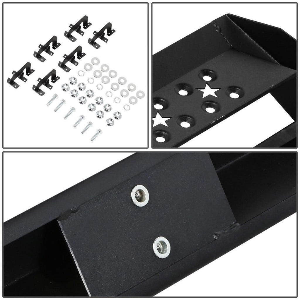 2015-2022 Ford F-150/F-250/F-350 3" Round Nerf Bars - Mild Steel