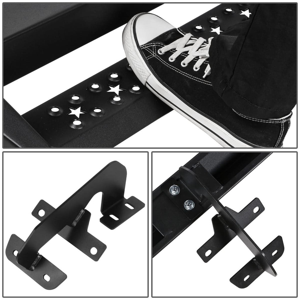 2015-2022 Ford F-150/F-250/F-350 3" Round Nerf Bars - Mild Steel