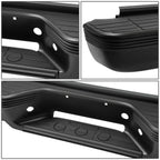 92-99 Chevrolet Suburban Rear Step Bumper - Black with Strip Hole
