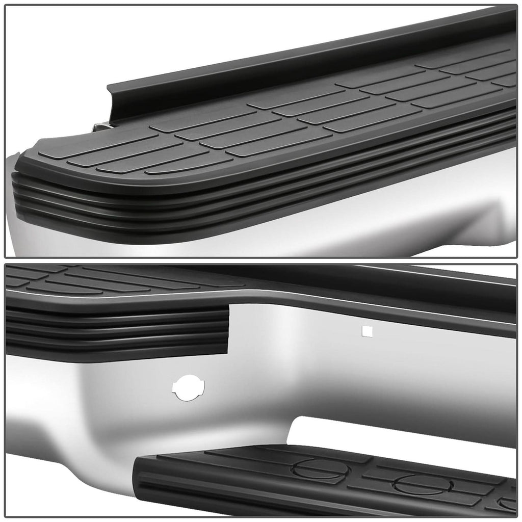 92-99 Chevrolet Suburban Chrome Rear Step Bumper with Strip Hole