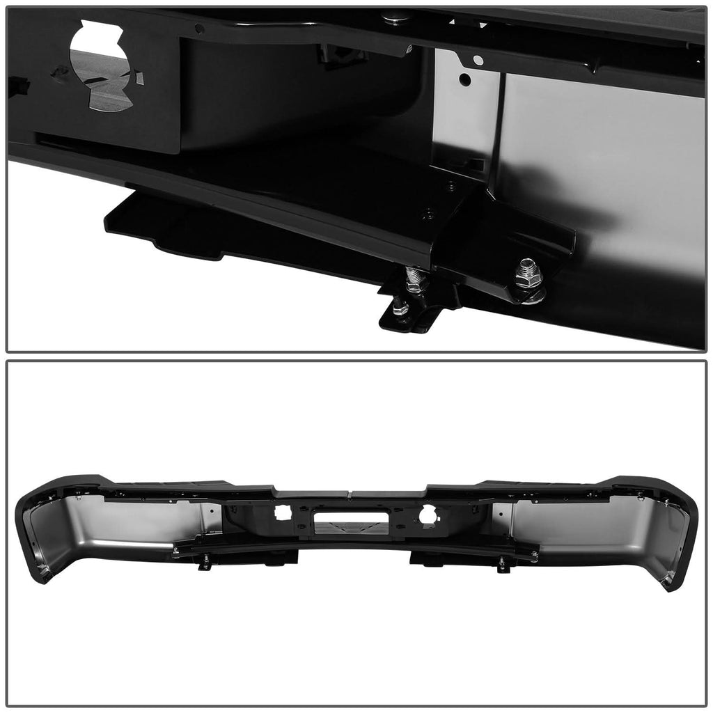 07-10 Chevrolet Silverado/GMC Sierra 2500HD 3500HD Rear Step Bumper Chrome