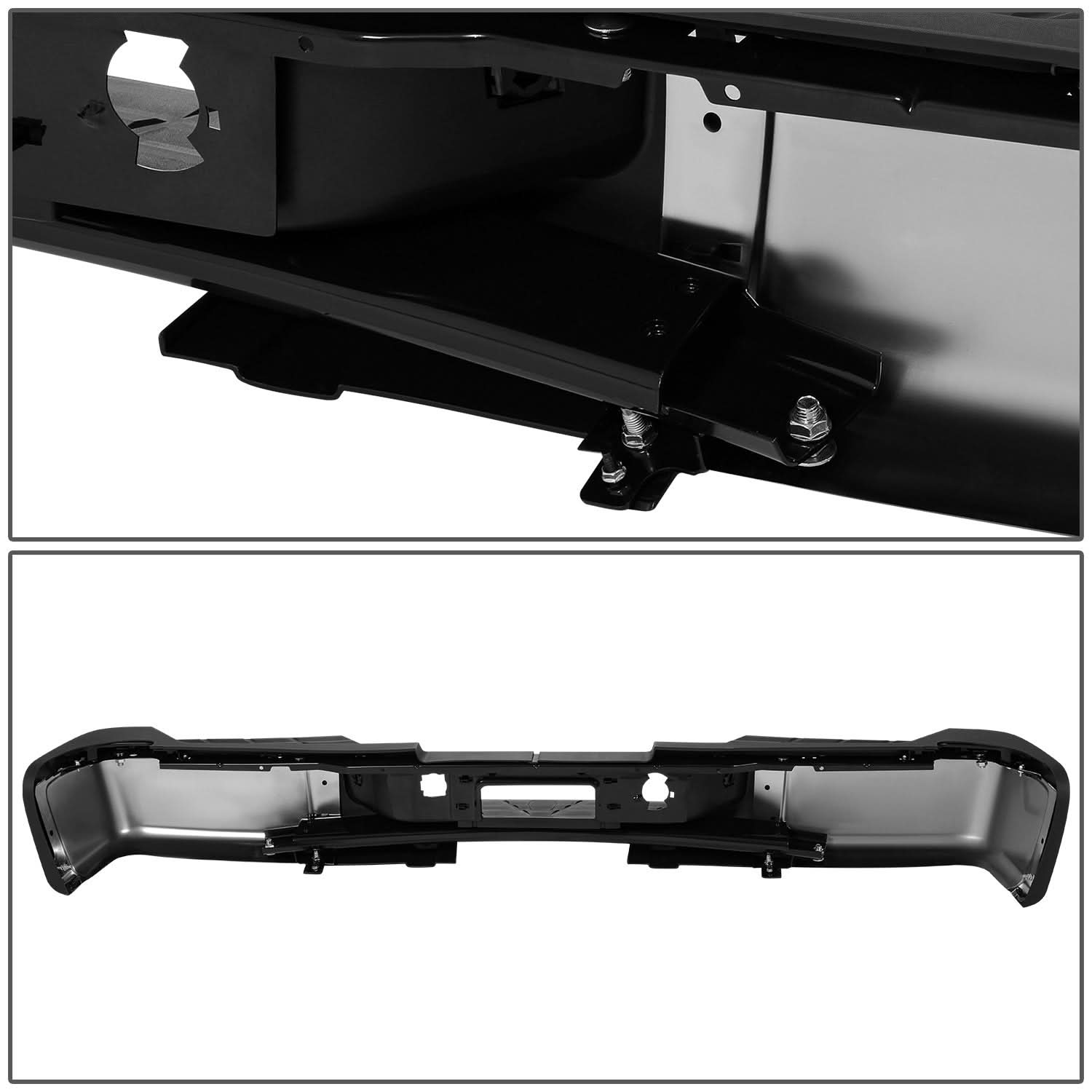 07-10 Chevrolet Silverado/GMC Sierra 2500HD 3500HD Rear Step Bumper Chrome