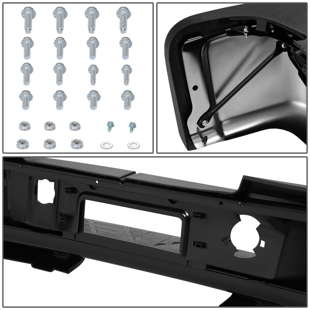 2011-2014 Chevrolet Silverado GMC Sierra 2500HD 3500HD Rear Step Bumper Chrome