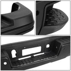 15-19 Silverado Sierra 2500 3500 Rear Step Bumper w/ Sensor Hole & Hitch