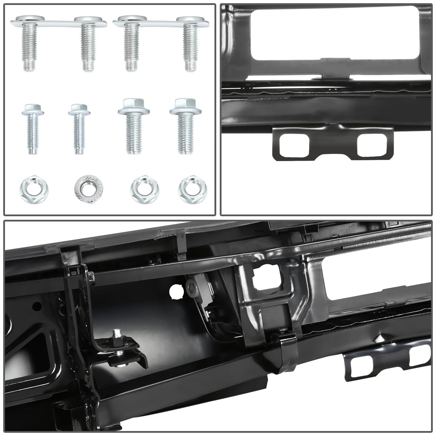 15-19 Silverado Sierra 2500 3500 Rear Step Bumper w/ Sensor Hole & Hitch