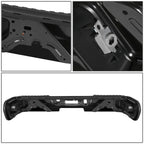 2019-2023 Chevrolet Silverado GMC Sierra 1500 Corner Step Rear Bumper
