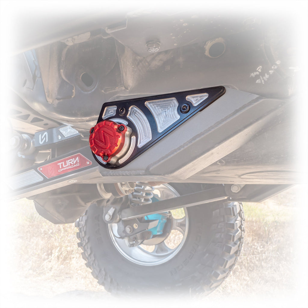 Turn Offroad 2021+ Ford Bronco Billet Lower Control Arm Mount Covers - Pair