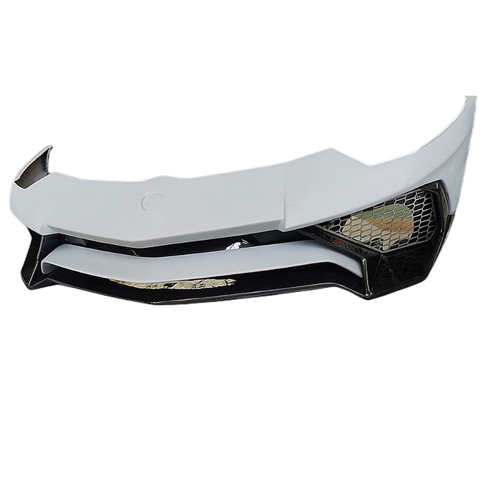 LP750 SV Style Semi Carbon Fiber Front Bumper for Lamborghini Aventador LP700 LP720 Upgrade - Bull Boost Performance