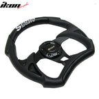 Universal Fitment Steering Wheel Battle Type 300Mm Whole Black & Spoon