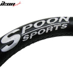 Universal Fitment Steering Wheel Battle Type 300Mm Whole Black & Spoon