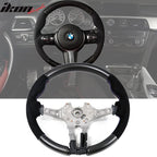 2015-2021Â BMW F80 F82 M Stitch Matte CF Steering Wheel Synthetic Suede