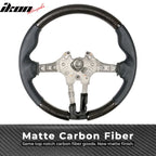 2015-2021 BMW Steering Wheel Matte Carbon Fiber + Perforated Leather