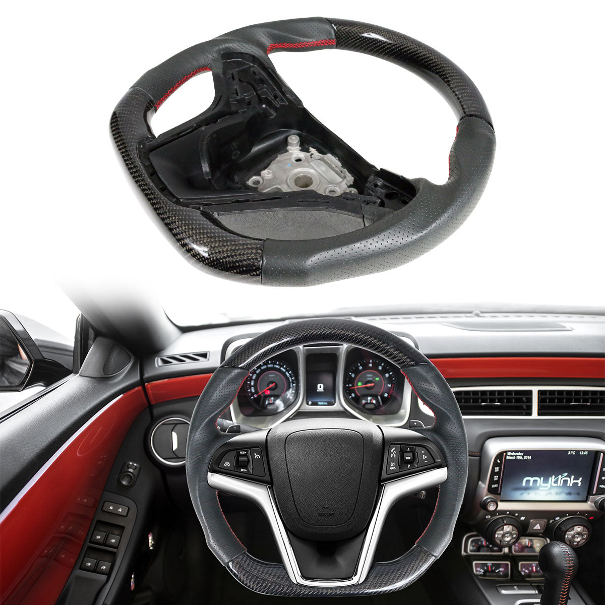 2012-2015 Camaro Steering Wheel Carbon Fiber