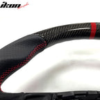 2020-2024 Focus Escape Steering Wheel Red Stitch Indicator CF Leather