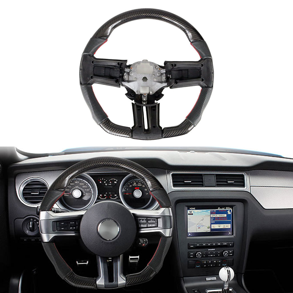 2010-2014 Ford Mustang Steering Wheel Carbon Fiber