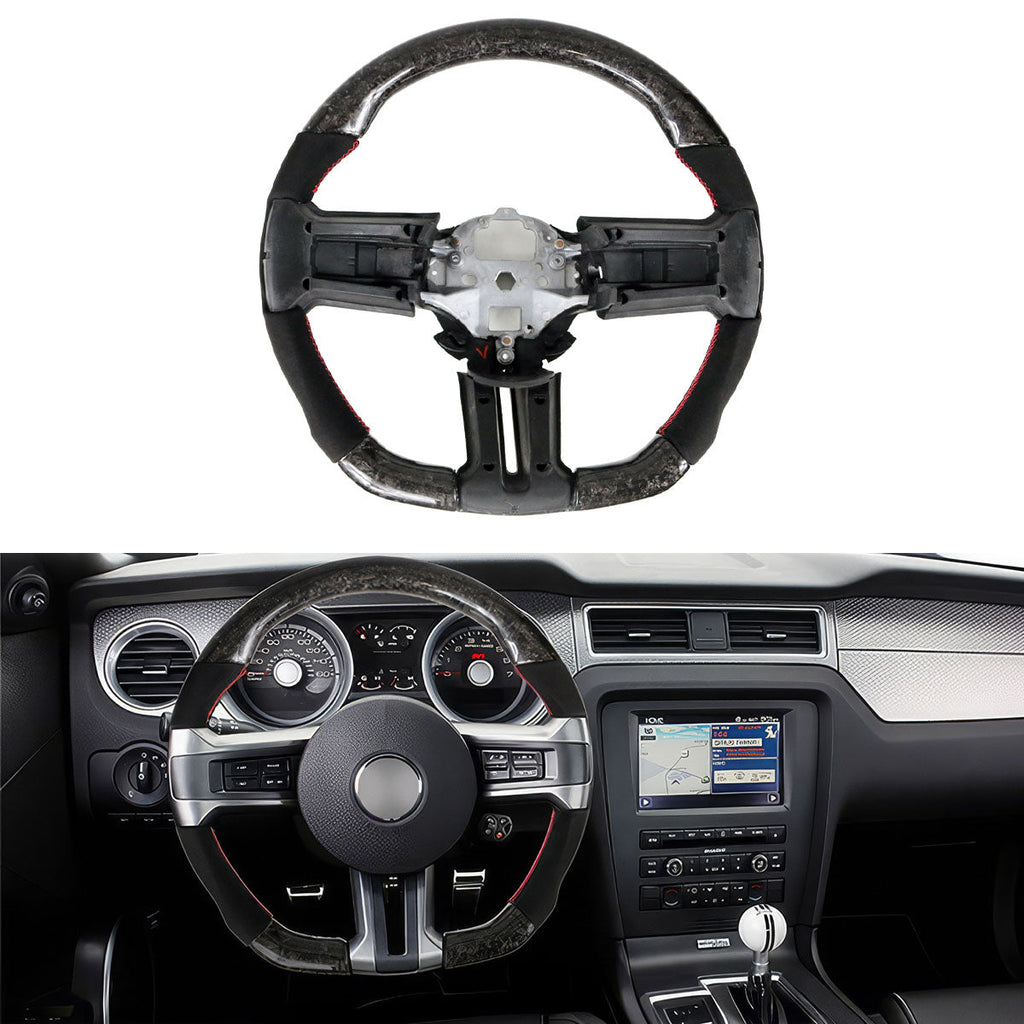 2010-2014 Ford Mustang Steering Wheel Carbon Fiber