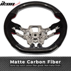 2015-2017 Mustang V1 Matte Steering Wheel Carbon Fiber Synthetic Suede