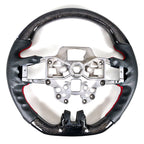 2018-2023 Ford Mustang V1 Steering Wheel w/ Red Stitching Carbon Fiber
