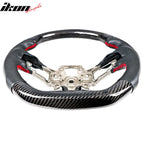 2018-2023 Ford Mustang V1 Steering Wheel w/ Red Stitching Carbon Fiber